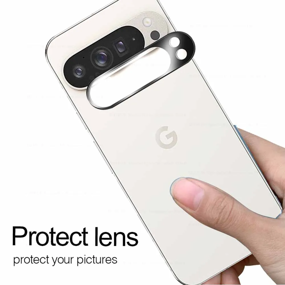Защитный чехол для камеры из закаленного стекла с 3D изогнутым покрытием Pixel 9 Pro XL