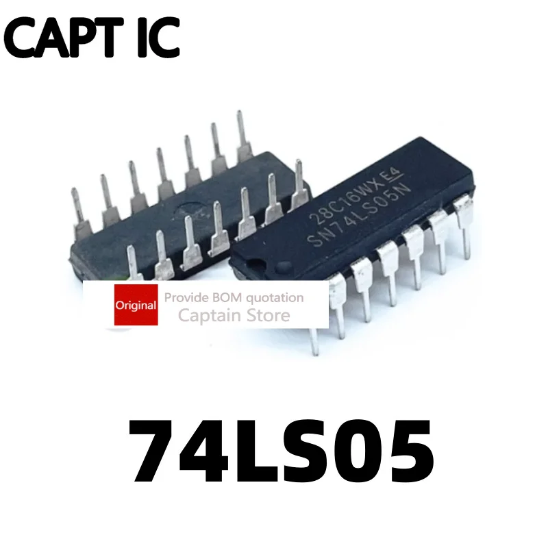 

Встроенный логический чип DIP14 74LS05 HD74LS05P SN74LS05N, 1 шт.