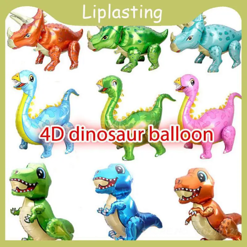 

2021 новые воздушные шары в форме динозавра 4D, Детские забавные уличные игрушки, надувная фигурка, кукла для детей, научное обучение, день рождения, декор детской комнаты