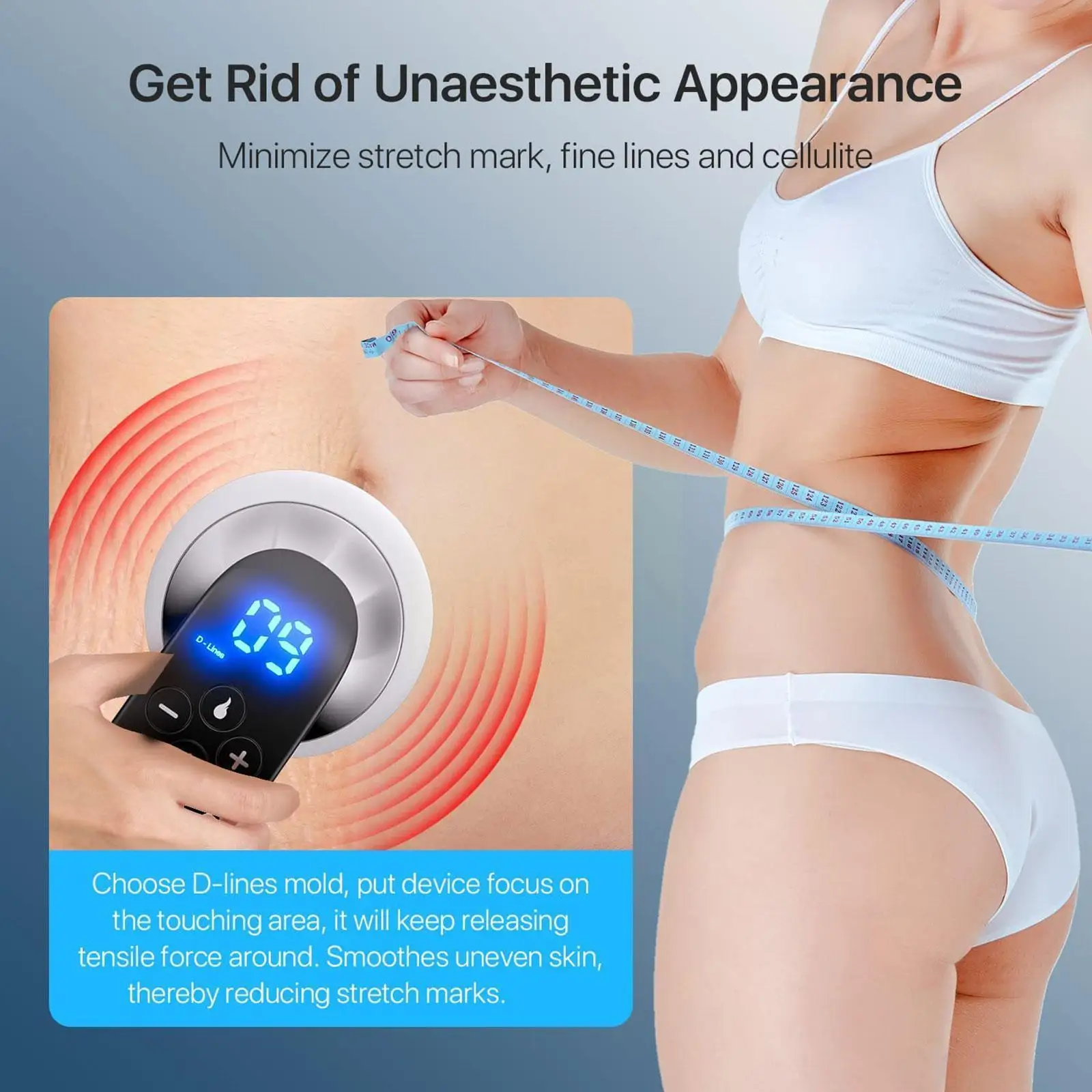 

Stimulate Body Slimming Massager Ultrasonic Cellulite Lipo Fat Loss Weight Cellulite Infrared Anti Remover Galvanic L1h4