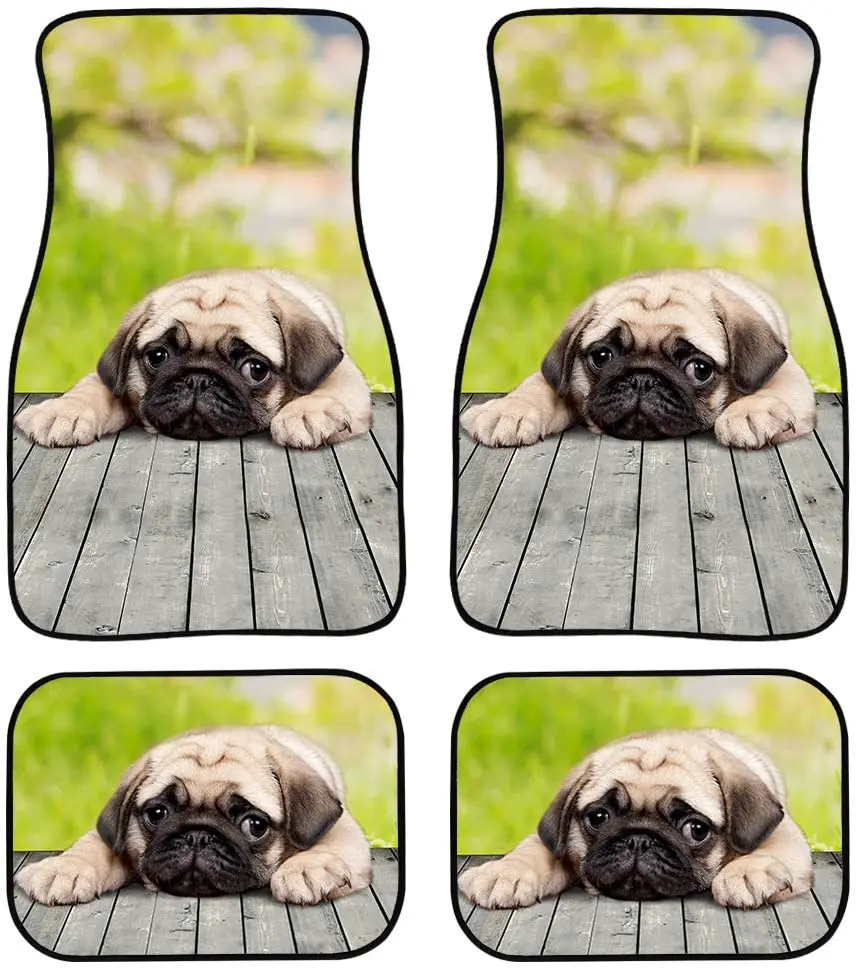 

chaqlin Customized Floor Car Mat Universal Car Floor Mats Holiday Decorations Fit for SUV,Vans,sedans,Trucks,Set of 4