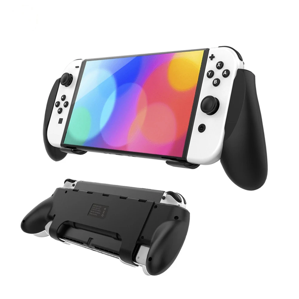 

Ergonomic Anti-slip Hand Grip Case ABS Console Back Cover Protector Joystick Stand For Nintendo Switch