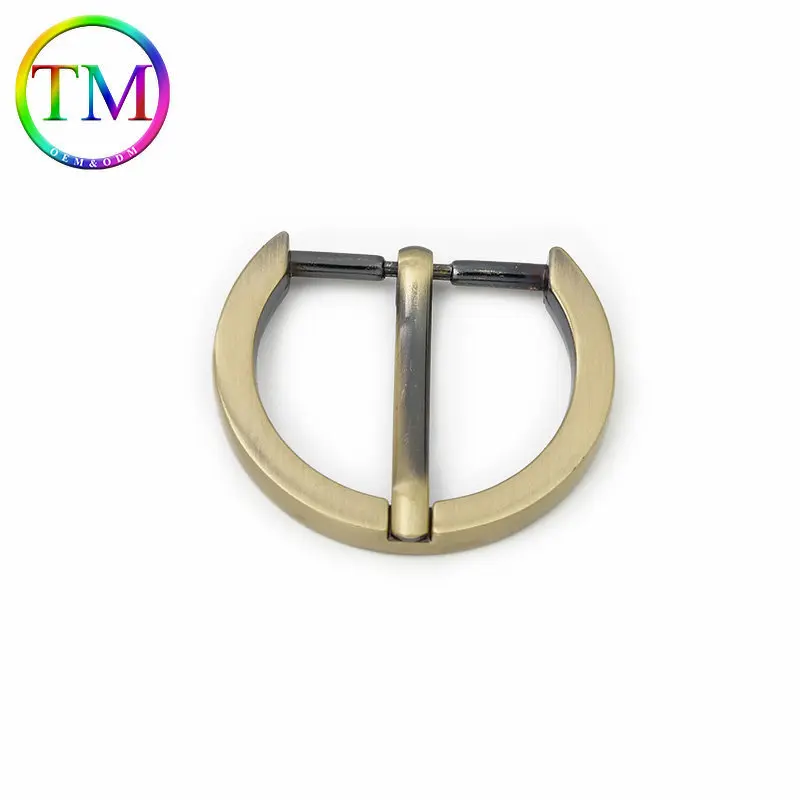 10-50Pcs Semicircle Strap Webbing Buckle Bag Strap Adjustable Buckles Flat Metal D Ring Pin Buckle Diy Hardware Accessories