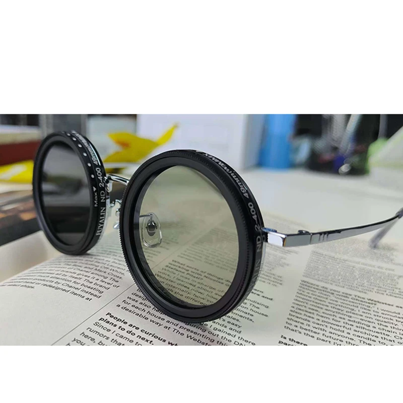 Чистые ручные ND9 регулируемые солнцезащитные очки с затемнением мужские