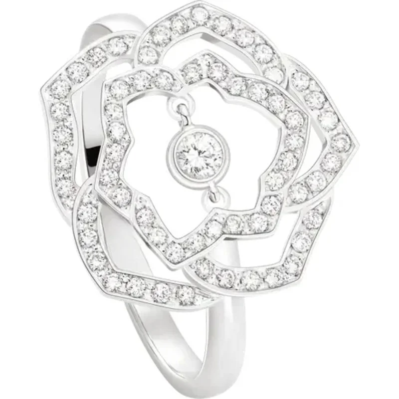 Кольца Piagetes Из Стерлингового Серебра 925 Пробы Элегантный Дизайн Доступная Цена