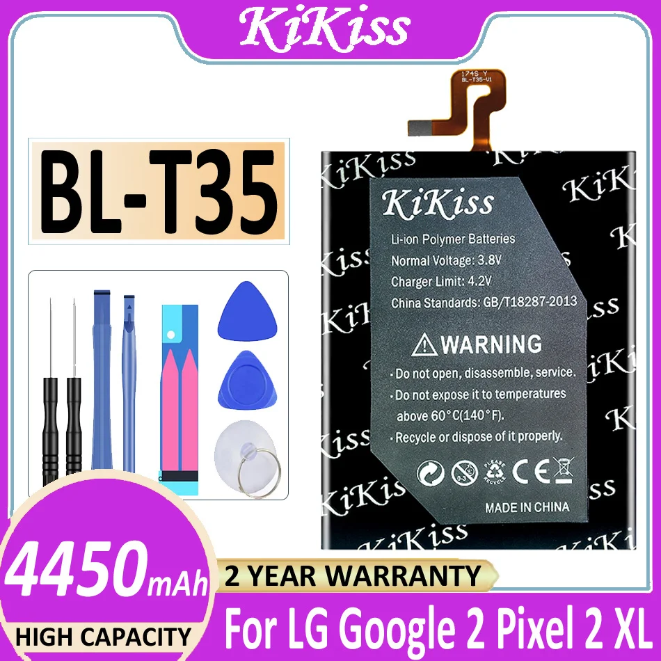 BL-T35 4450mAh Battery For LG Google 2 Google2 Pixel 2 Pixel2 XL Batteries + Free Tools