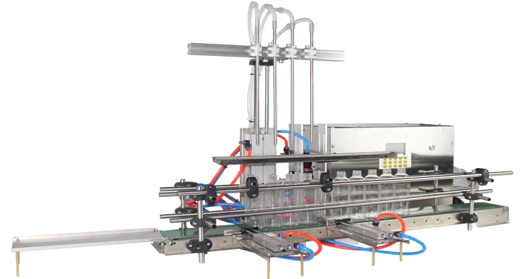 Автоматические 4 головки молока спирта химической воды напитков этанола сока