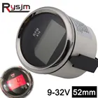 HD цифровой 52 мм Тахометр 0-9990 обмин Метр для дизельного двигателя электрическая лодка с тахометром мотоциклетный датчик автомобильные аксессуары