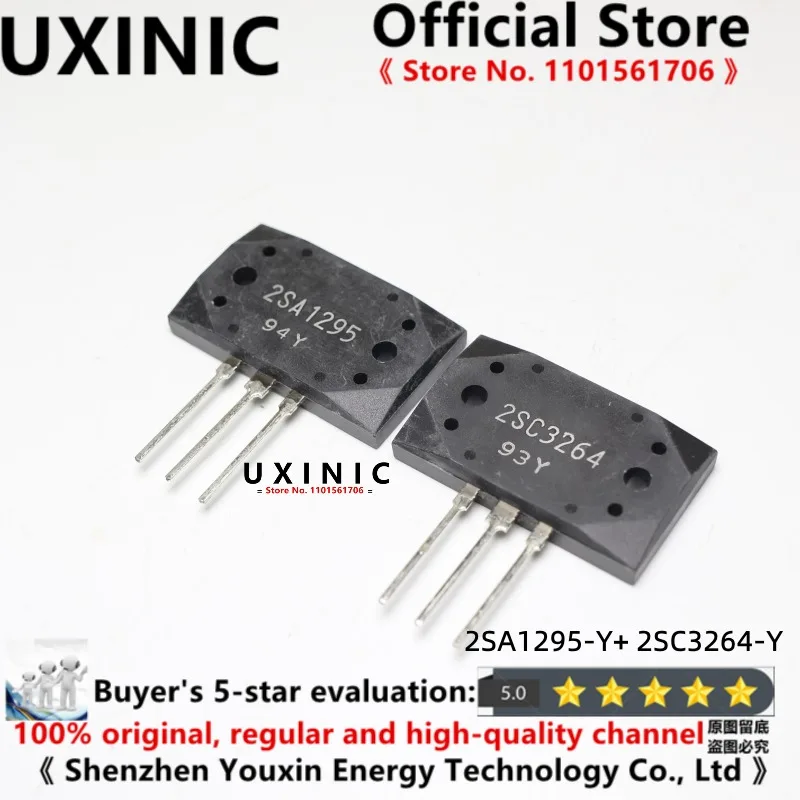 

UXINIC 100% New Imported Original 2SA1295-Y 2SC3264-Y 2SA1295 2SC3264 MT-200 High Power Amplifier