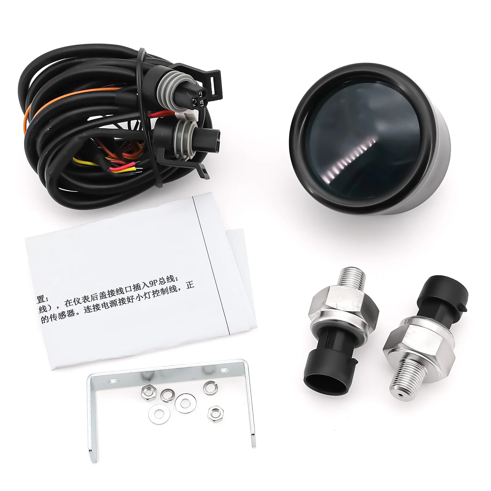 Трехдюймовый двойной дисплей цифровой датчик давления воздуха для подвески 0-220psi