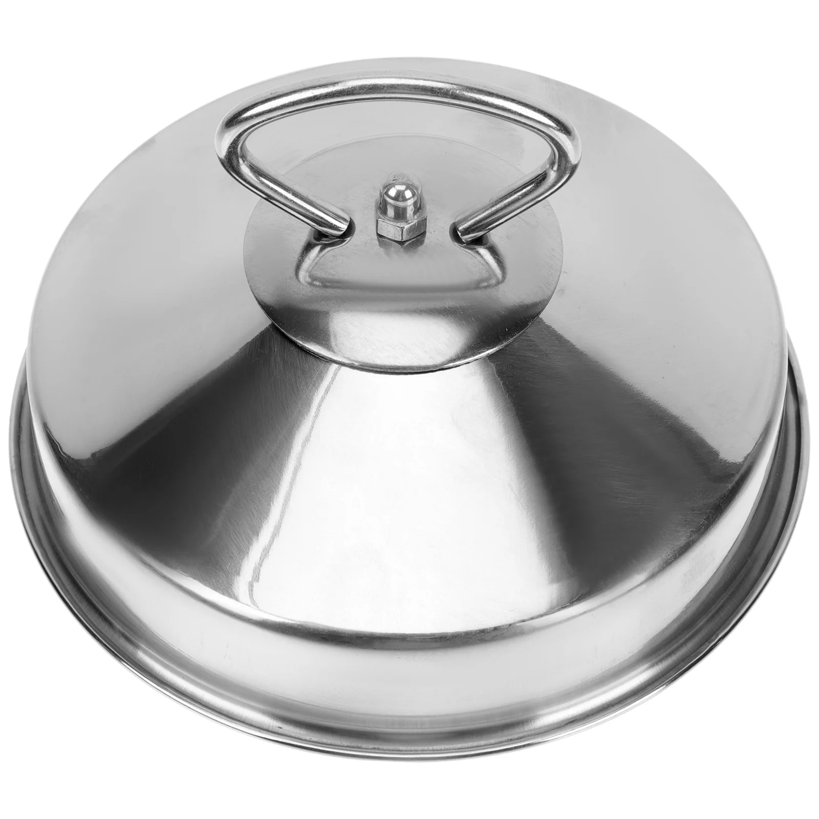 

Cover Lid Dome Pot Panbasting Cooking Steamer Steaming Wok Melting Metal Splatter Iron Skillet Lids Universal Replacement Cheese