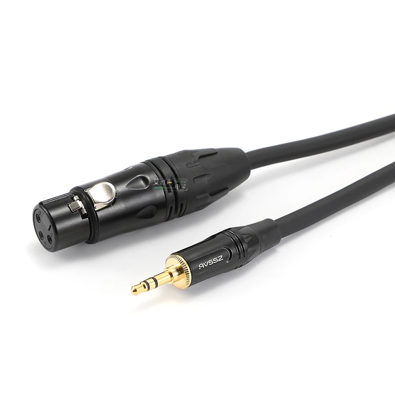 AVSSZ 3 5 мм в XLR аудио линия микшер компьютерная звуковая карта микрофонный кабель