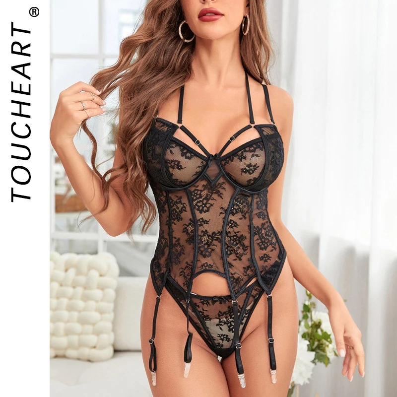 Toucheart комплект из 2 предметов эротическое нижнее белье для женщин сексуальные