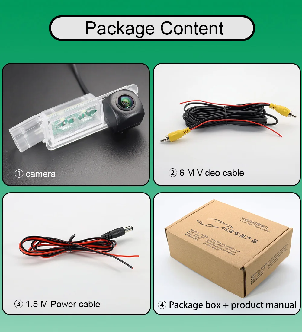 Камера заднего вида AHD 1080P 170 ° рыбий глаз для Volkswagen golf 6 7 MK6 MK7 2009-2021 Passat CC HD с