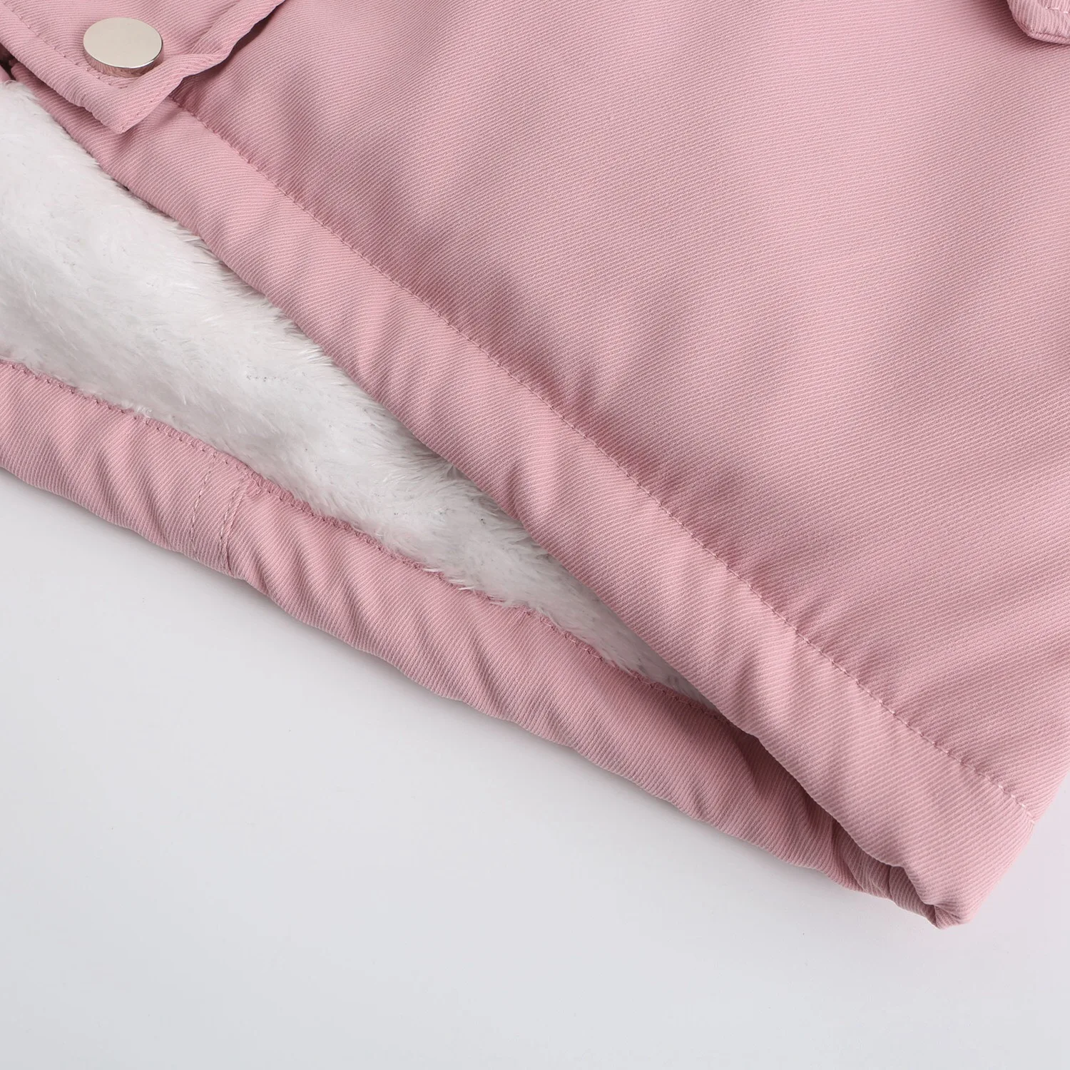 Fashion winter long plush cotton jacket European new parka clothes thick warm collar loose Long Sleeve coat