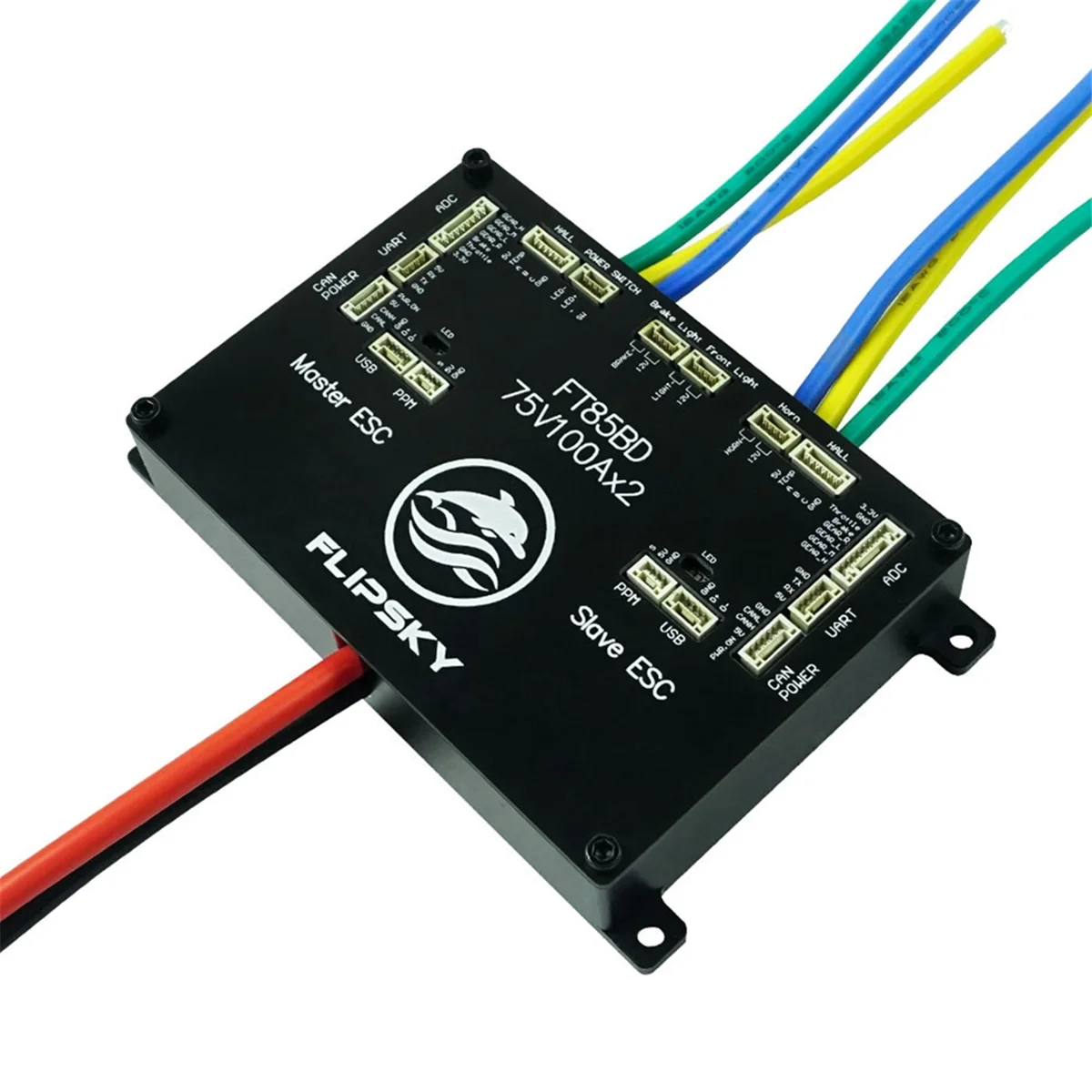 FLIPSKY FT85BD Двойной привод с встроенным переключателем Драйвер 84 В можно подключить