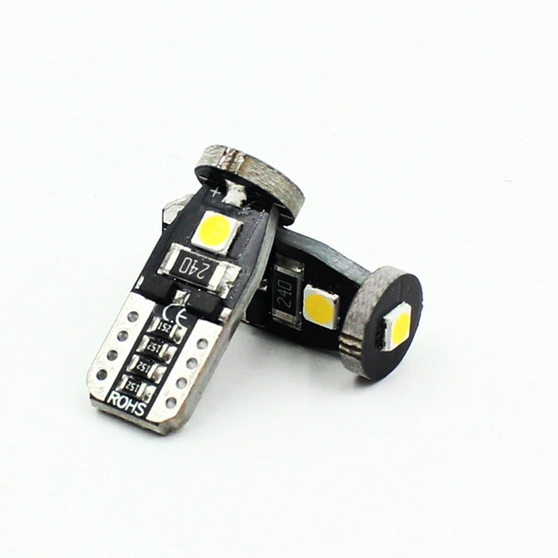 СВЕТОДИОДНЫЙ Автомобильный Фонарь fтрюing T10 белый светодиод 3SMD 5050 W5w 194 168 лампы