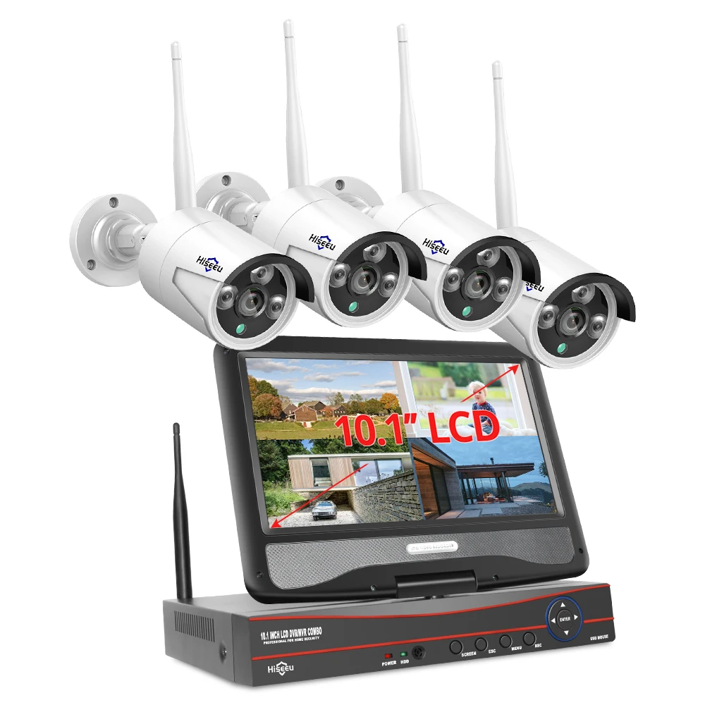 

IP-камера 3MP 10CH с 10-дюймовым монитором