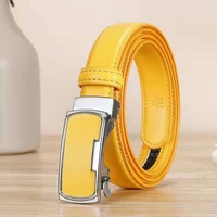 quality soft leather fashion belt female trend temperament youth european and american simple trend design business casual belt
