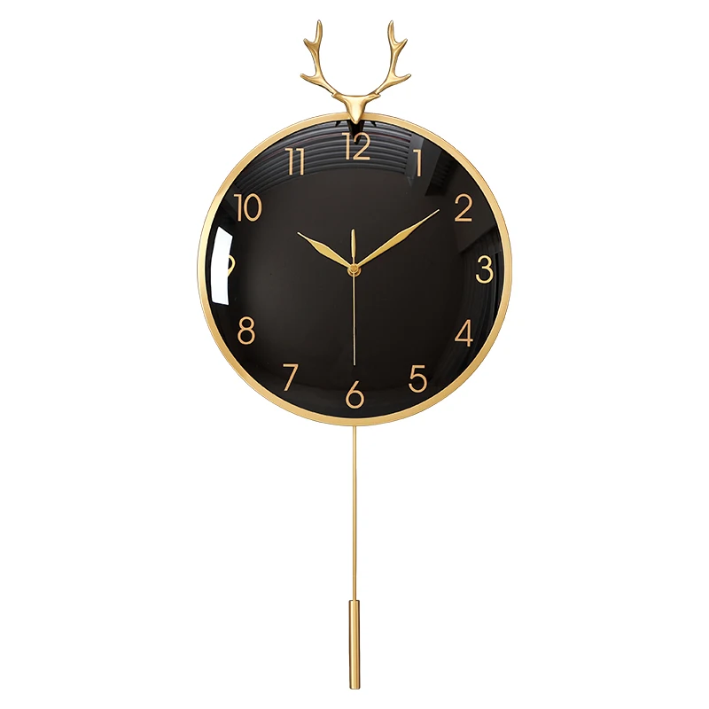 Настенные часы премиум-класса в скандинавском стиле уникальные золотые