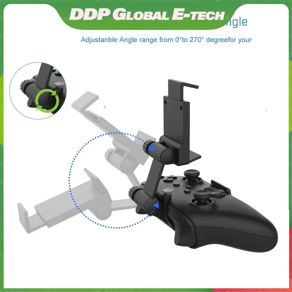 

Stable Wireless Gamepad Holder Portable Lightweight Clip Holder For Black Phone Clip Stand Bracket For Series Durable