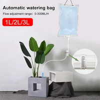 adjustable automatic watering dripper infusion bag plant flower drip irrigation self watering devices garden plant waterer tools