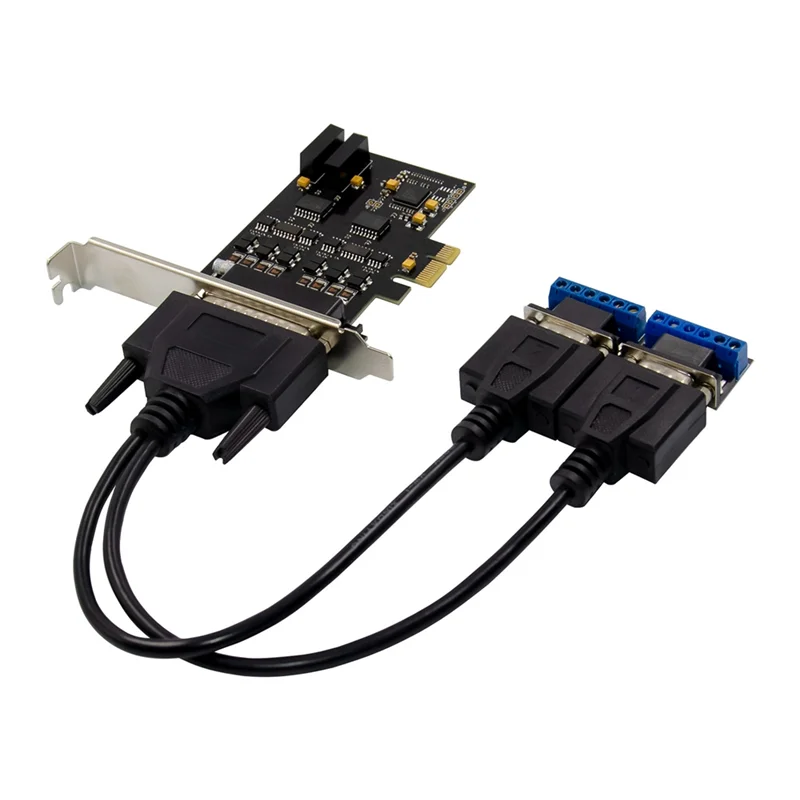 Фото Карта управления ST335 Pcie X1 17V352 2S Промышленная RS232/RS485 Многофункциональная удобная замена карты управления связью №5