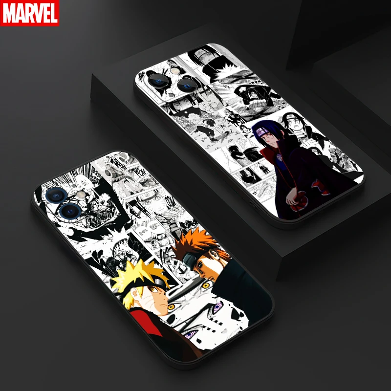 

One Piece Dragon Ball Naruto For Apple iPhone 13 12 11 Pro 12 13 Mini X XR XS Max 5 6 6S 7 8 Plus SE2020 Phone Case
