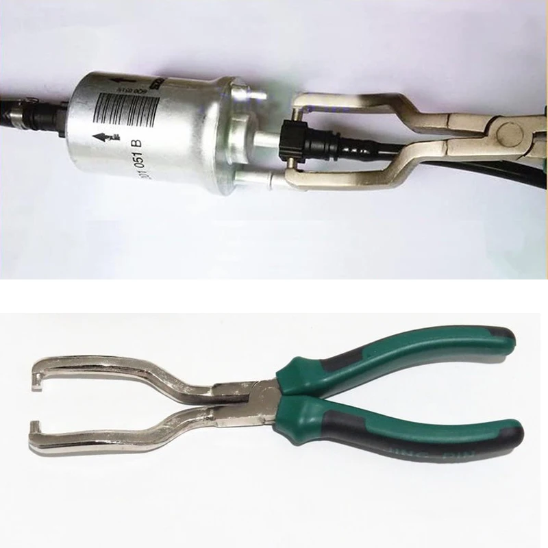 

1pcs Auto Repair Tool Professional Gasoline Pipe Joint Pliers Filter Caliper Oil Tubing Connector Disassembly Tools