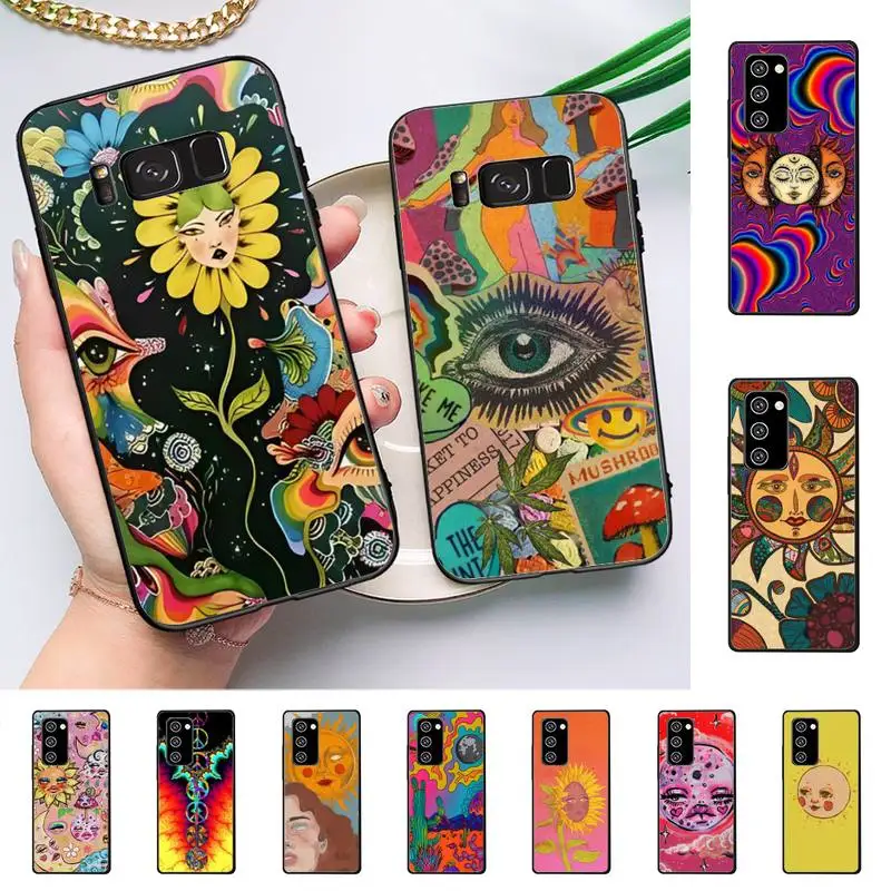 

Indie Hippie Art Phone Case for Samsung Note 5 7 8 9 10 20 pro plus lite ultra A21 12 72