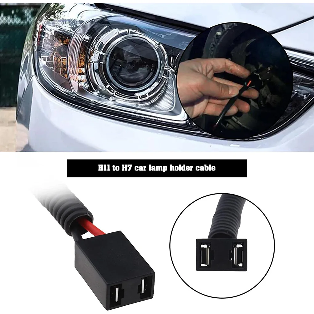 

Adaptor Wire Cable Connector Splitter Harness Heating-resistance Long-lasting Automotive Components Stable Performance