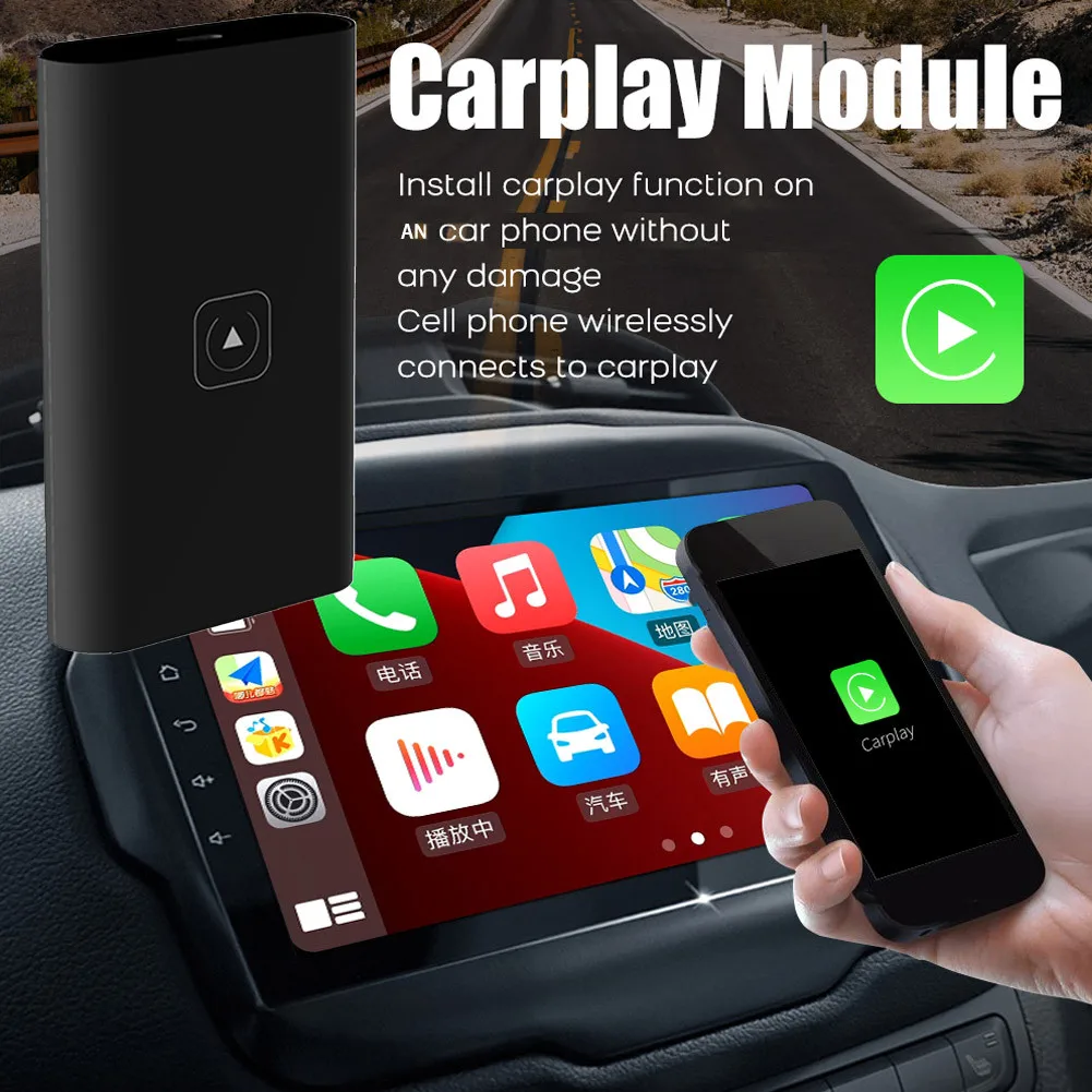 

Совместим с проводным адаптером CarPlay Carplay, 1 шт., 2,4 ГГц
