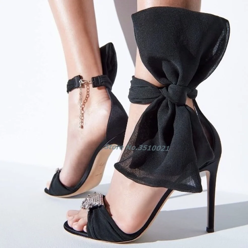 Zapatos de tacón con correa fina para mujer, calzado con punta abierta, Color sólido, transparente, Material PVC