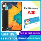 OLED  Super AMOLED 6,4 ''дисплей для Samsung Galaxy A30 A305DS A305F A305FD A305A сенсорный экран дигитайзер в сборе для A30 LCD