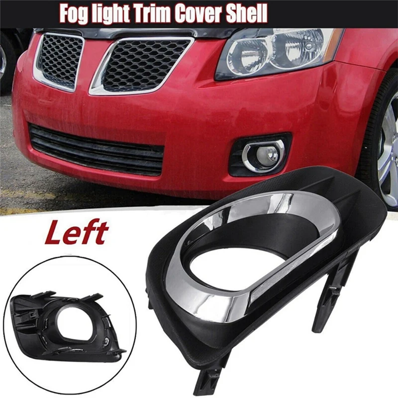 

Left&Right Bumper Fog Light Cover Trim Parts For Pontiac Vibe 2009-2011 Front Bar Lower Mesh Fog Lamp Bezel Hole Cover