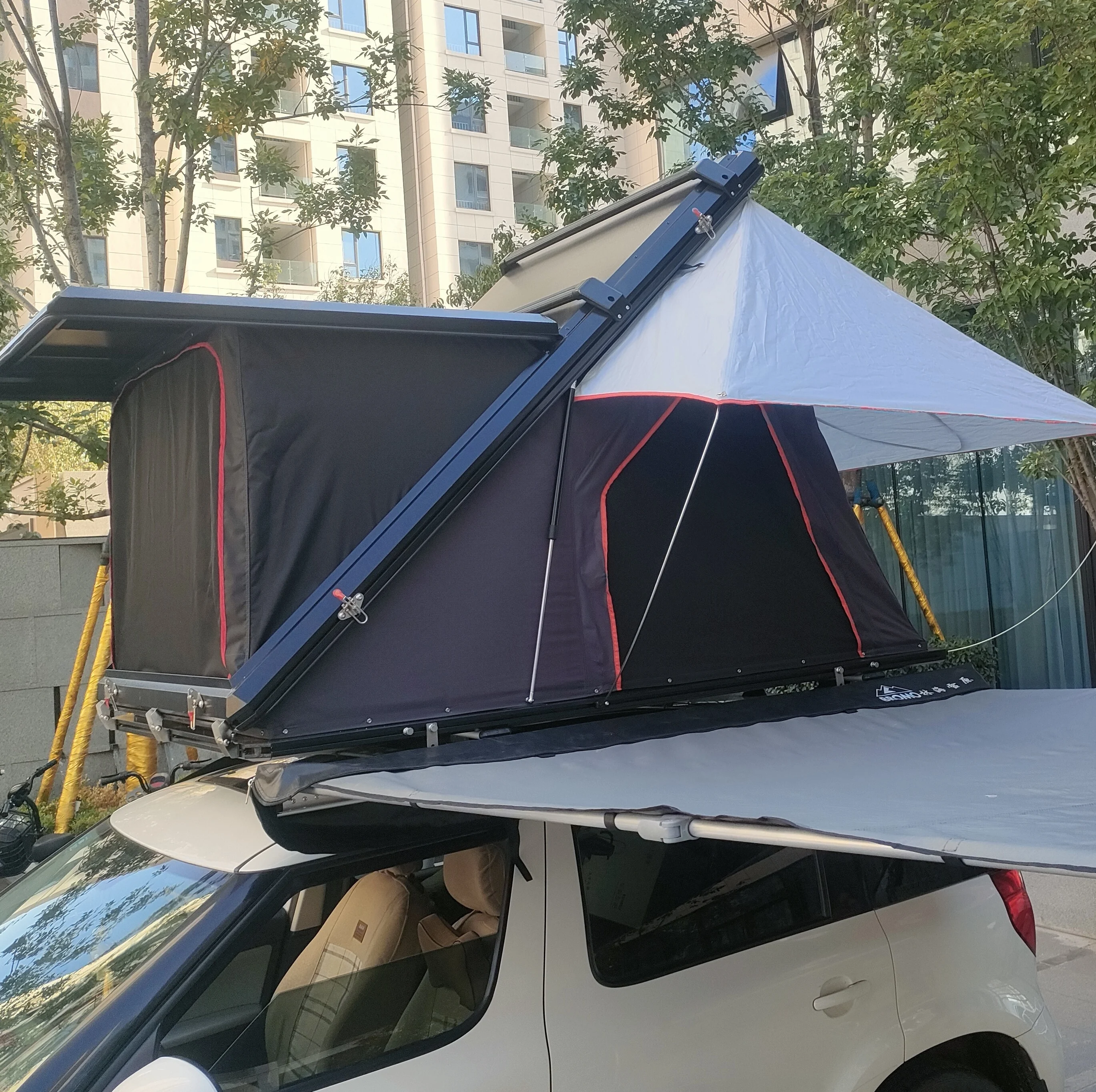 2024 горячая Распродажа ABS Shell Car Roof Top Tent Carpas De Techo складной SUV Outdoor Hard тент на крышу