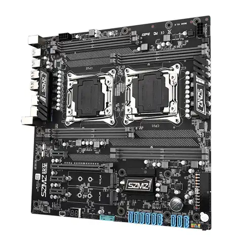 Материнская плата X99 8 * DDR4, слоты памяти PCIE M.2 SATA3.0 M2, жесткий диск X99 Dual Z8, материнская плата для процессора Intel XEON E5 LGA2011-3 V3/4