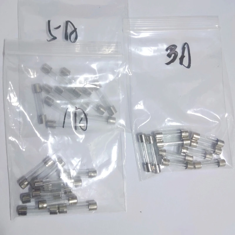 10 шт. 5x2 0/6x30 мм предохранитель для стеклянной трубки с медленным выдувом