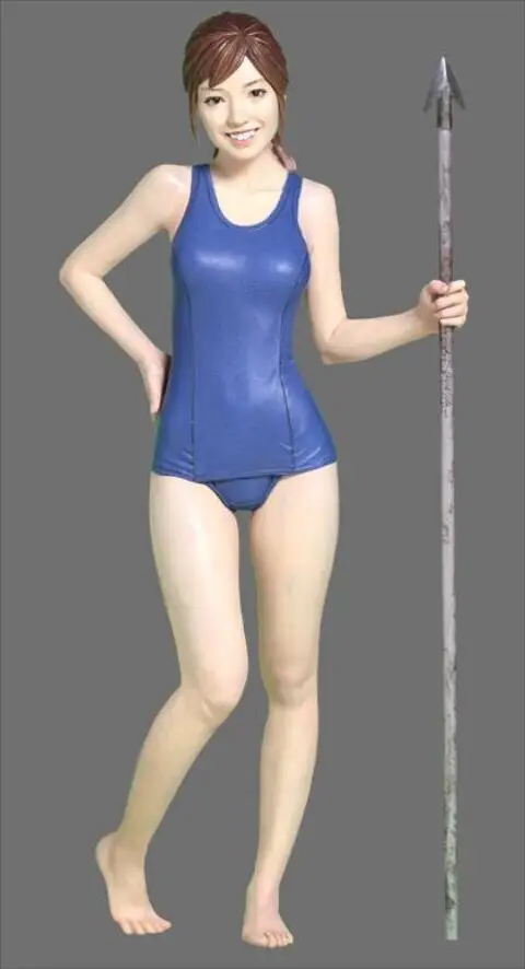 

Статуэтка из смолы, строительный комплект, GK, Японская Школьница 1/12, подводная ловушка, красивая девушка, неокрашенный гаражный комплект, ан...