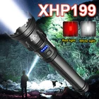 Ультра яркий XHP199 Мощный светодиодный фонарик XHP160 Мощный фонарь Перезаряжаемый тактический фонарь 18650 XHP90 Фонарь для кемпинга