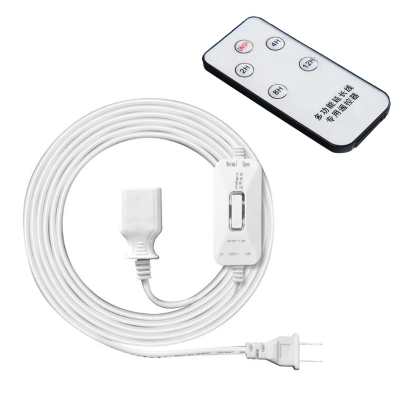 

9.8ft Power Cable Extension 30W-60W 50Hz Linkable Wire Cable Conenctor Plug