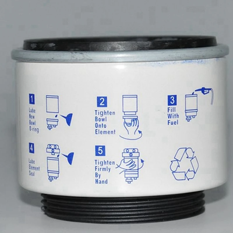 4 шт. R12T топливный/Водяной сепаратор фильтрующие элементы для Racor 140R 120AT S3240 NPT ZG1/4-19