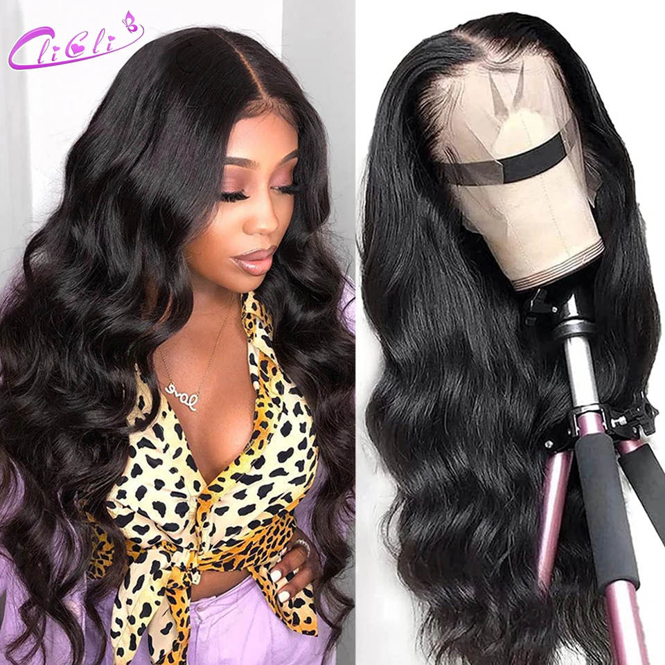 

Body Wave Glueless Wig Peruvian 13X4 Lace Front Human Hair Wigs For Women Pre Plucked Hd Lace Frontal 4x4 Bodywave Closure Wig