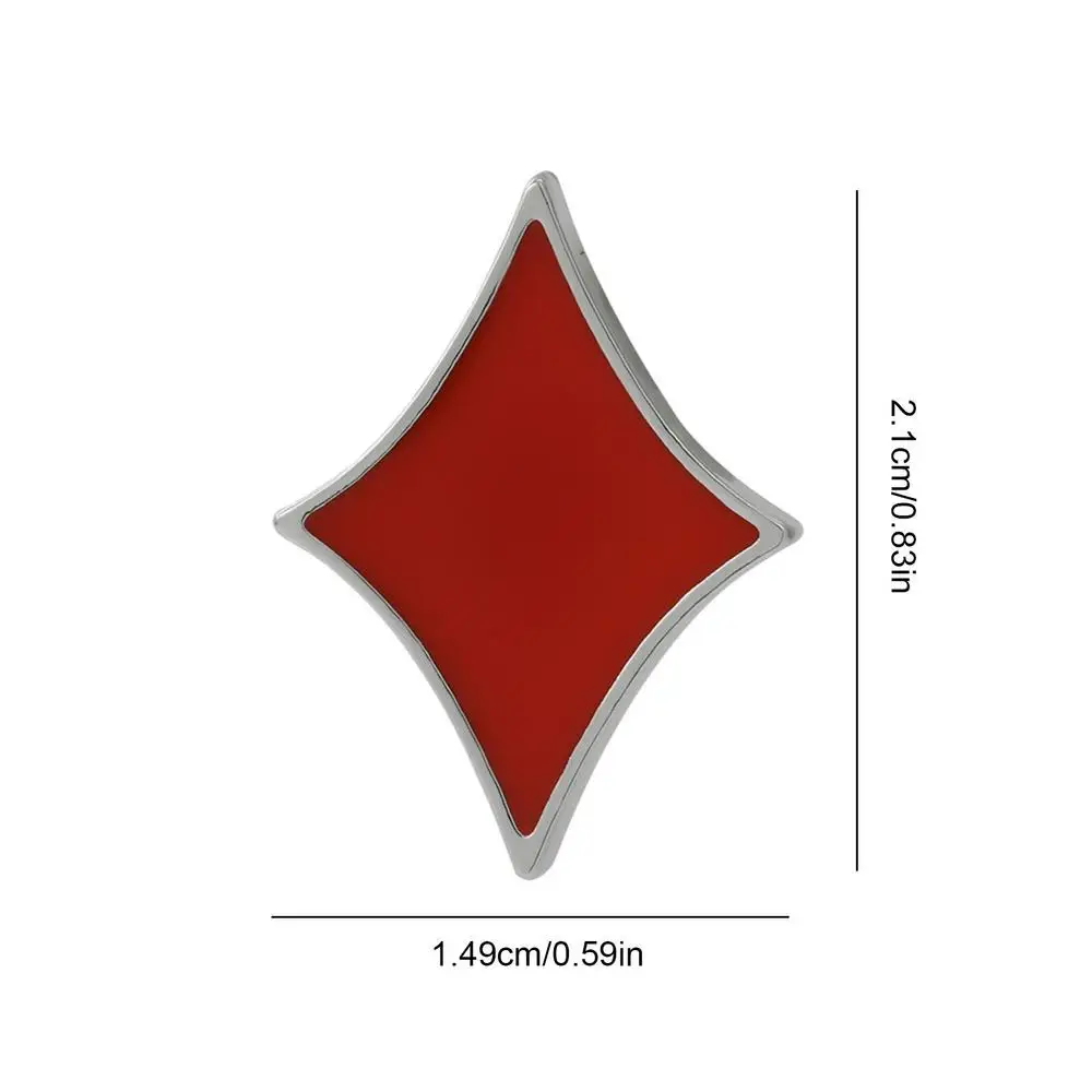 

Булавка сердце металлическая