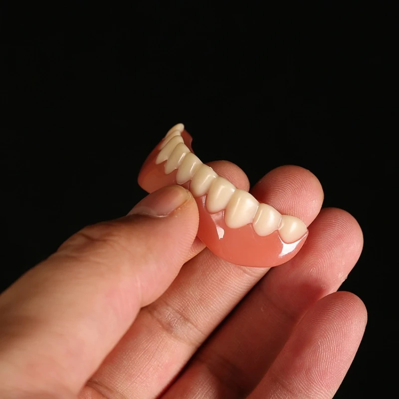 2022False Teeth Silicone Upper Lower Veneers Perfect Laugh Veneers Dentures Paste Fake Teeth Braces Comfortable TeethOrthodontic images - 6