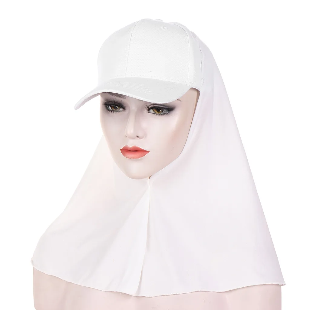 

2022 New Instant Hijab Jersey Baseball Caps Hijabs Cap for Women Bandana Islam Turbans for Women Turban Bonnet Femme Musulman
