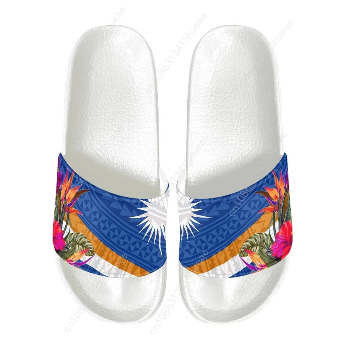 Женские тапочки Belidome Polynesia флаг Marshall Island Kwajalein летние домашние сандалии для