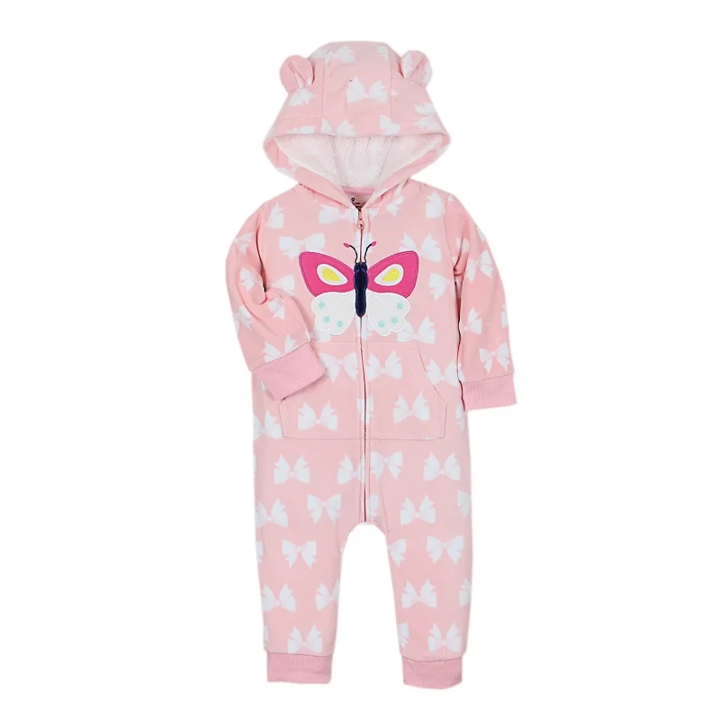 Новинка 2022 осенне-зимний теплый флисовый комбинезон с капюшоном и длинным