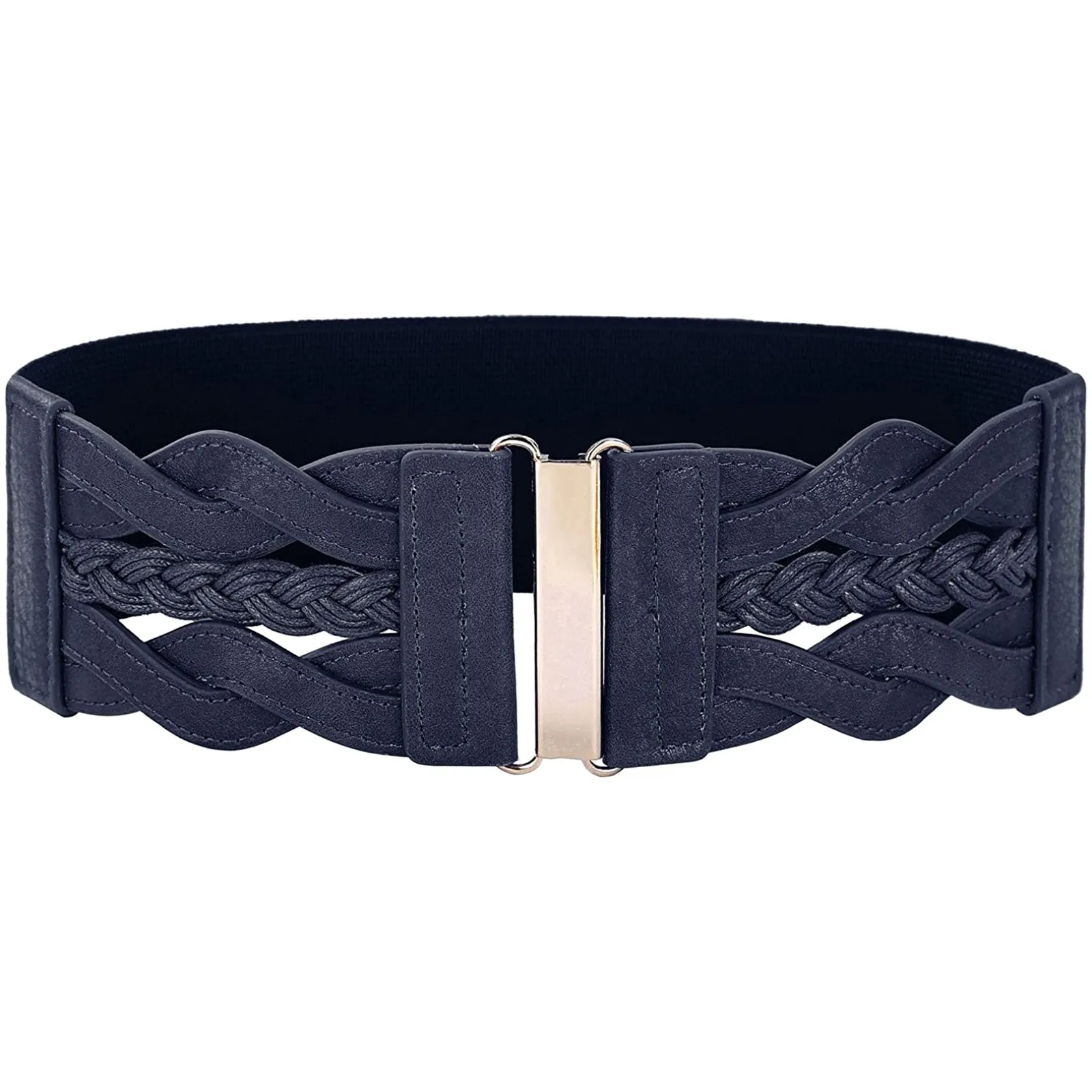 

Women's Vintage Waist Stretchy Elastic Belt Belt Wide Retro Accessory