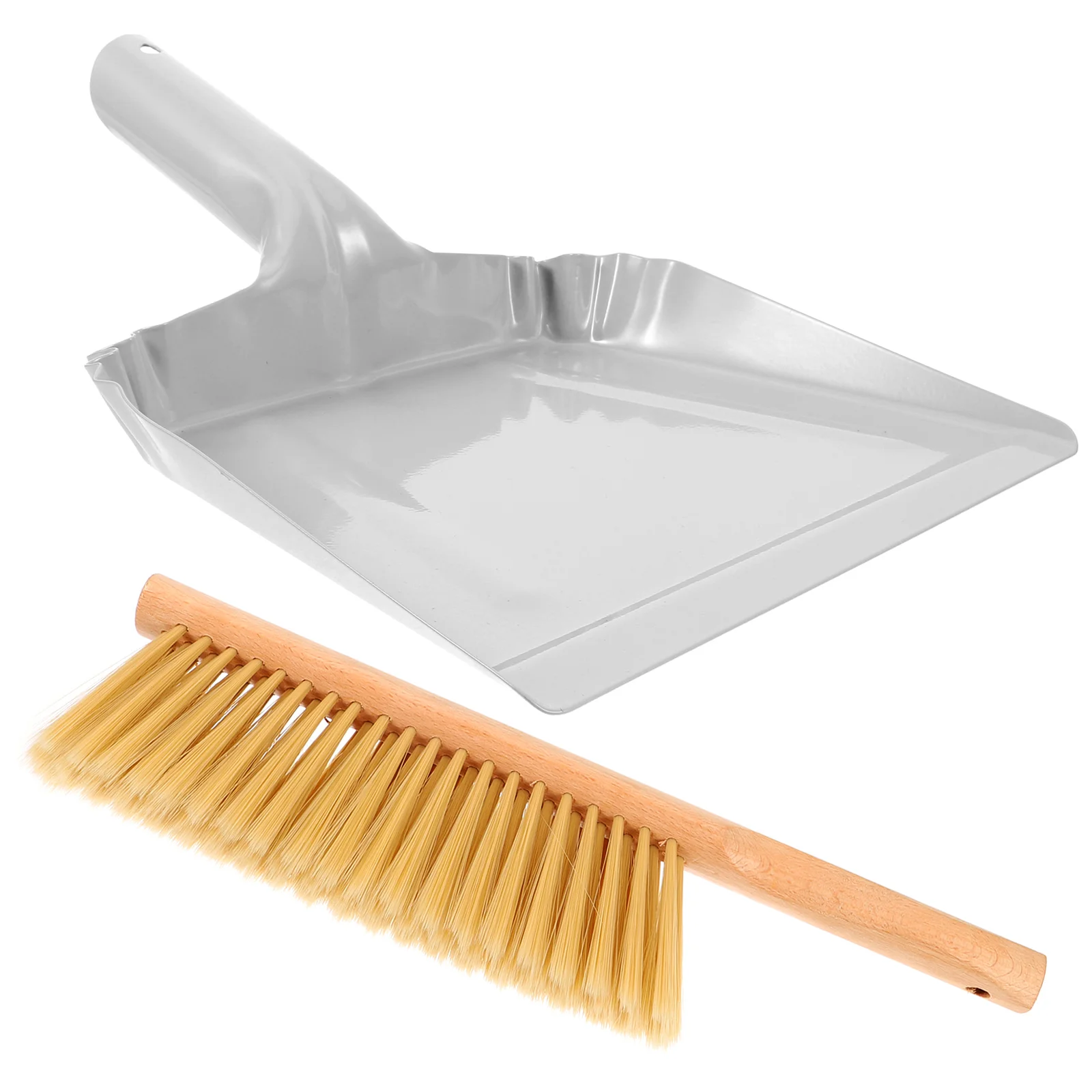 

1 Set Dust Brush Wooden Handle Hand Broom Small Whisk Broom Bed Cleaning Hand Broom with Dustpan